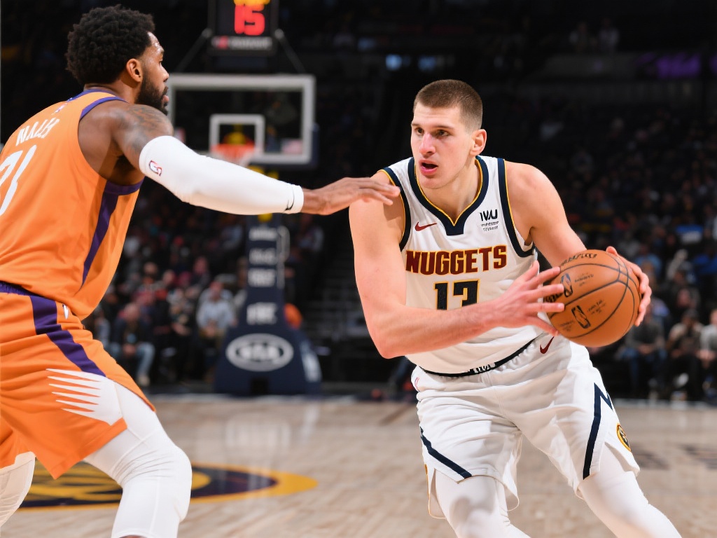 卡鲁索:约基奇无法被限制,数据依旧爆炸 卡鲁索在采访时提到:“对约基奇防守得再出